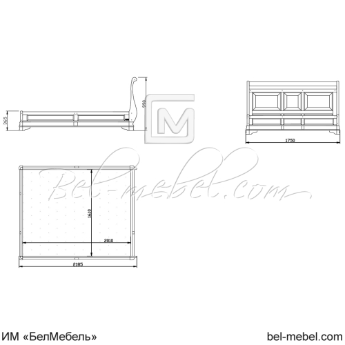 Кровать "Маэстро" СКМ-002-15П/1600 с под. механизмом