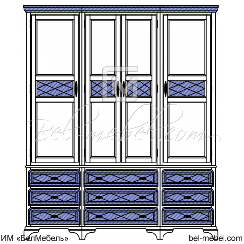 Шкаф для одежды эскиз 67