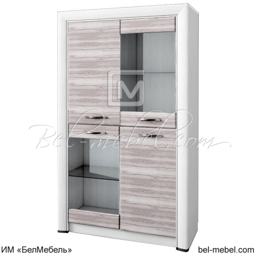 Шкаф-витрина OLIVIA 2V2D