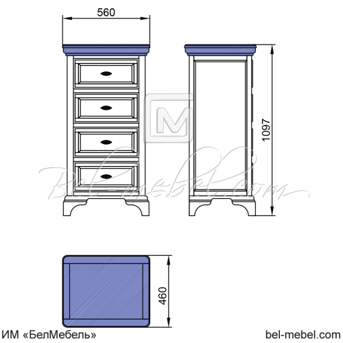 Комод "Софи" эскиз 58
