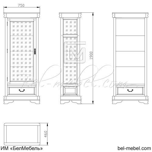 Витрина "Маэстро" СКМ-002-26-01