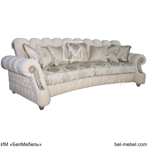 Диван раскладной Кредо 30013+30014+30013(0)+30013 Гр.24 Платина