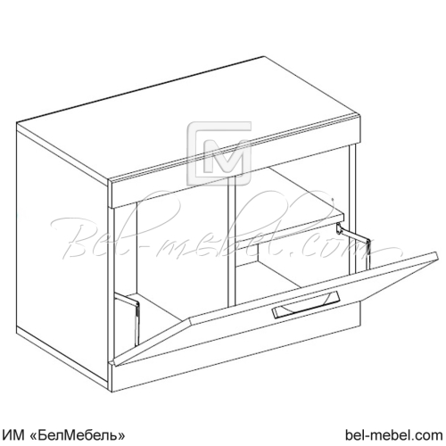 Тумба для обуви OSKAR 1D