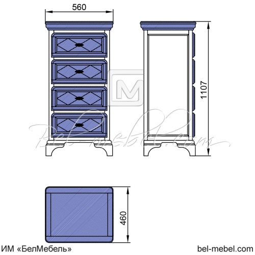 Комод "Софи" СКМ-004-25