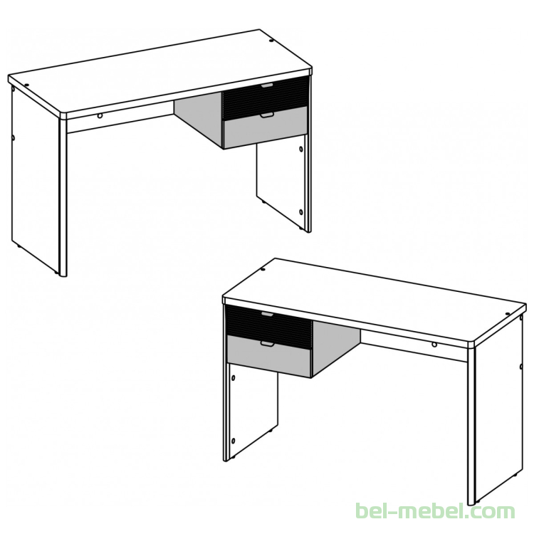 SIMPLE, Стол письменный 2S (L/P)