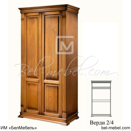 Шкаф для одежды 2Д "Верди Классик" П1.0487.0.37