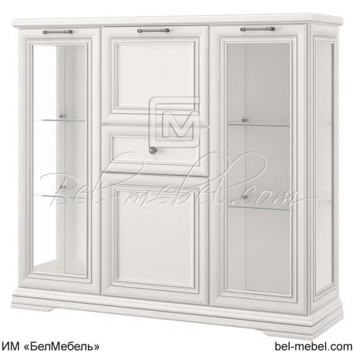 SEVILLA, Шкаф с витриной 2V2D1S