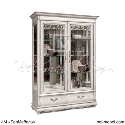 Шкаф с витриной "Оскар" ММ-210-02