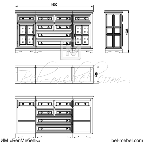Тумба "Сальвина" СКМ-003-16