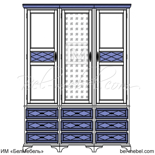 Шкаф для одежды эскиз 65