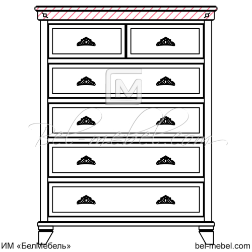 Комод эскиз 9