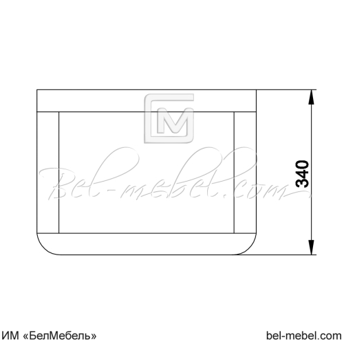 Тумба прикроватная "Марина" СКМ-001-01