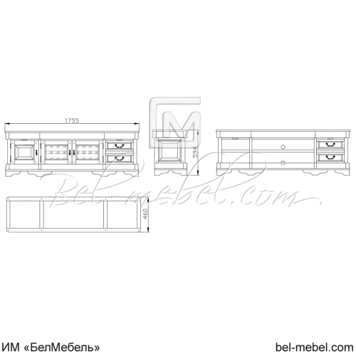 Тумба под ТВ "Маэстро" СКМ-002-46
