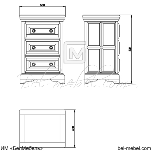 Тумба "Сальвина" СКМ-003-04