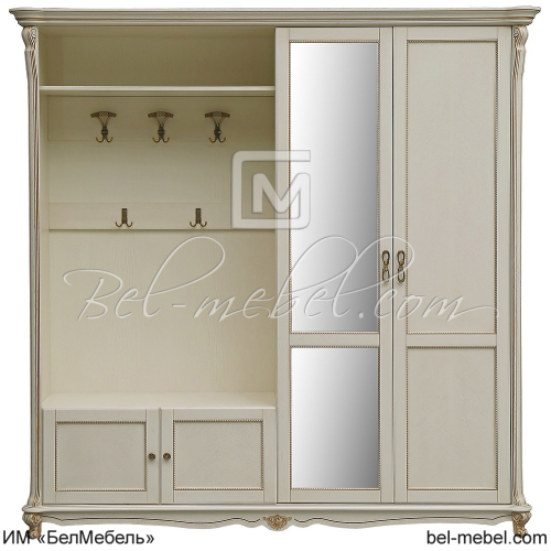 Шкаф комбинированный 4д "Алези" П1.350.3.12-01