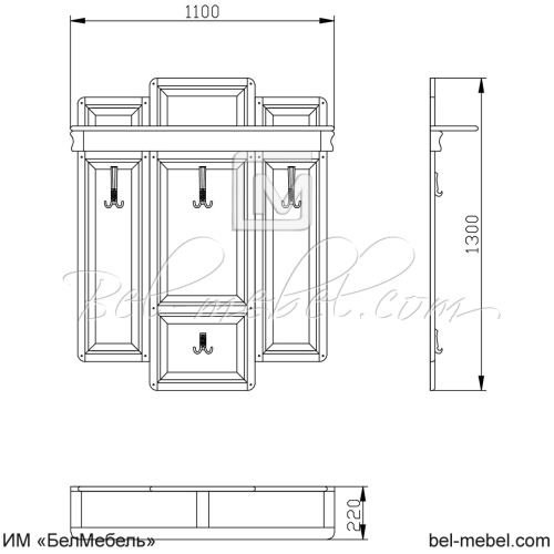 Вешалка "Маэстро" СКМ-002-57