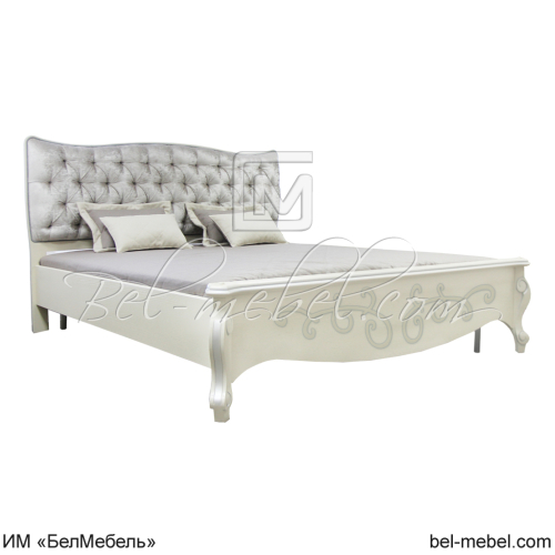 Кровать "Луиза" 180 (низкое изножье) ММ-227-02/18Б-1