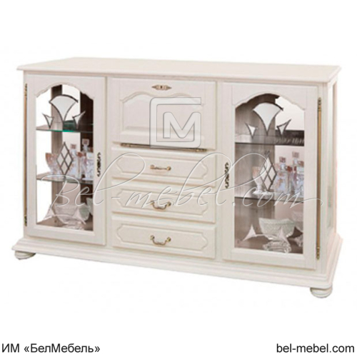 Тумба "Давиль" (стекло декор.) ММ-126-34