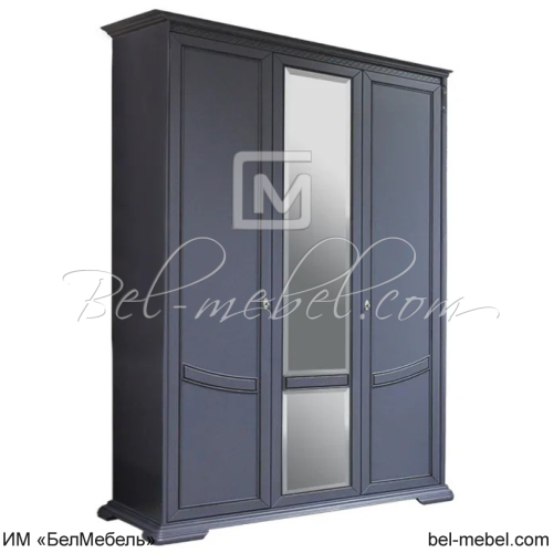 Шкаф для одежды "Лика" 3-х дв. с зеркалом ММ-137-01/03