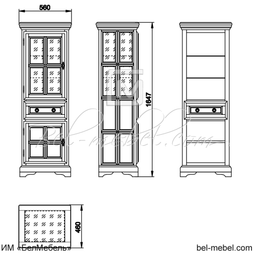 Витрина "Сальвина" СКМ-003-41-01