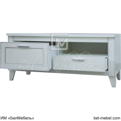 Тумба Амадей П635.02 Слоновая кость с серебрением внутреннее устройство