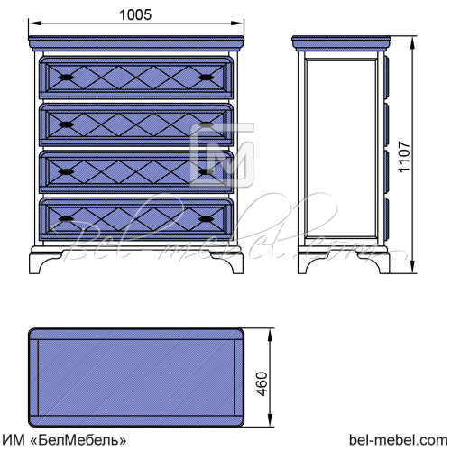 Комод "Софи" эскиз 52