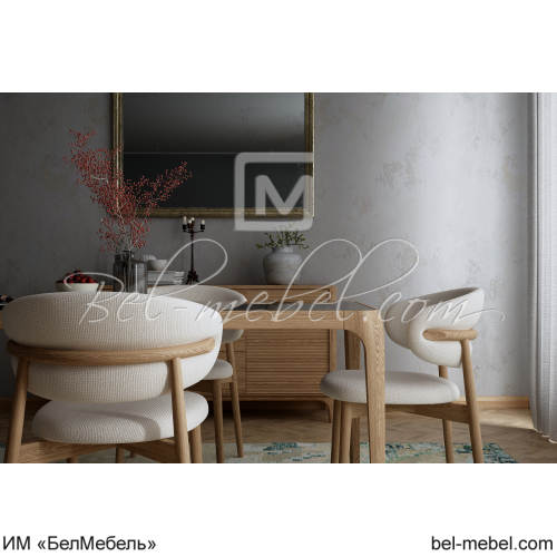 Стол обеденный со стеклом "Порто"