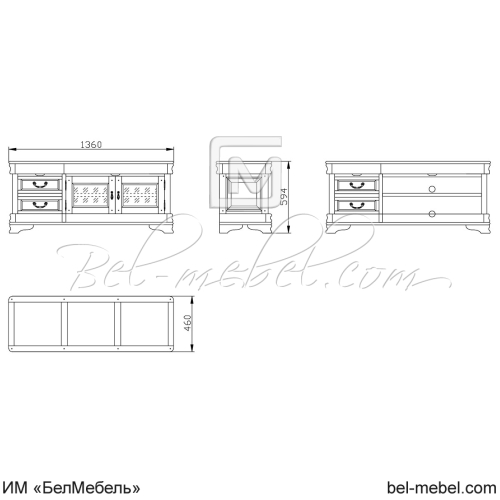 Тумба под ТВ "Маэстро" СКМ-002-47-01