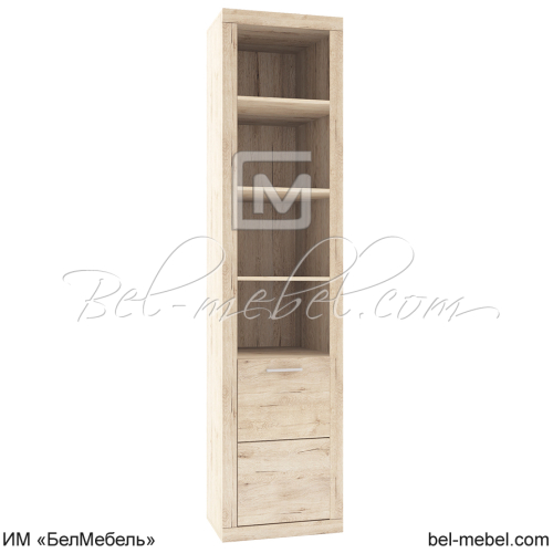 Шкаф открытый 1D дуб Санремо