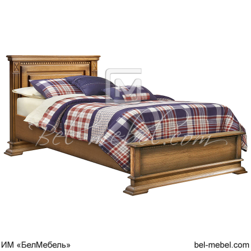 Кровать Верди Люкс П 434_05_1м Рустикаль с патиной