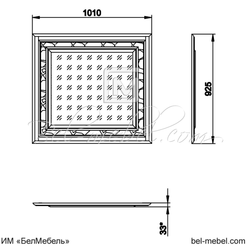 Зеркало "Сальвина" СКМ-003-71
