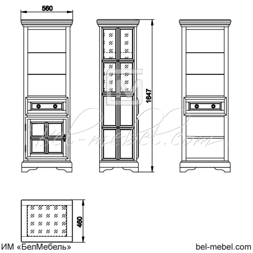 Стеллаж "Сальвина" СКМ-003-40-01