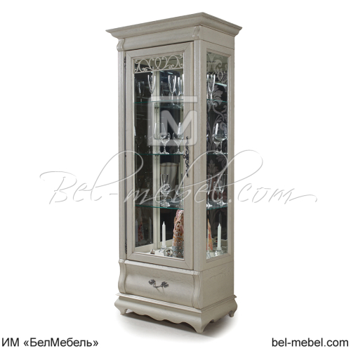 Шкаф с витриной "Оскар" ММ-210-01