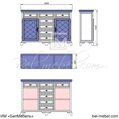 Тумба "Софи" СКМ-004-04