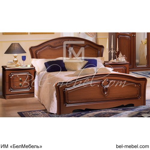 Кровать 160 Валерия Форест Деко Орех