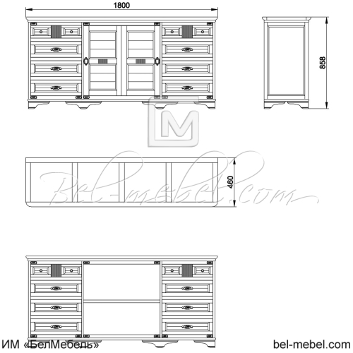 Тумба "Марина" эскиз 106