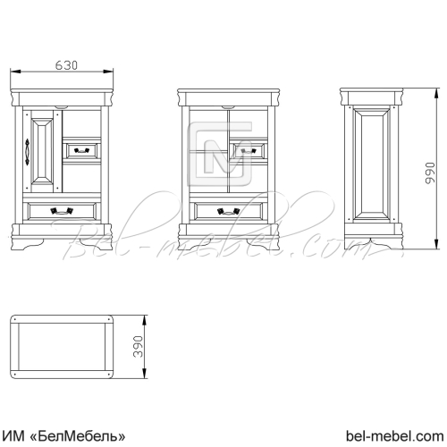 Тумба "Маэстро" СКМ-002-16-01