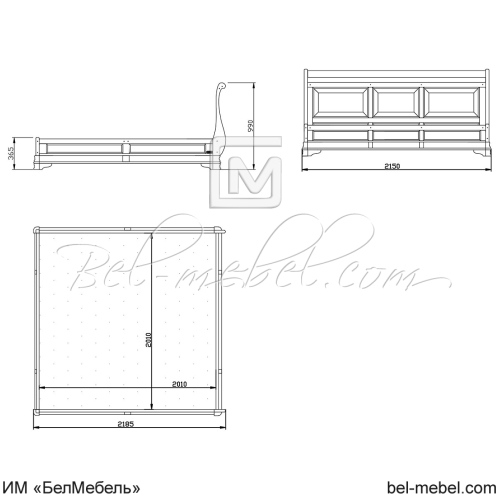 Кровать "Маэстро" СКМ-002-15/2000