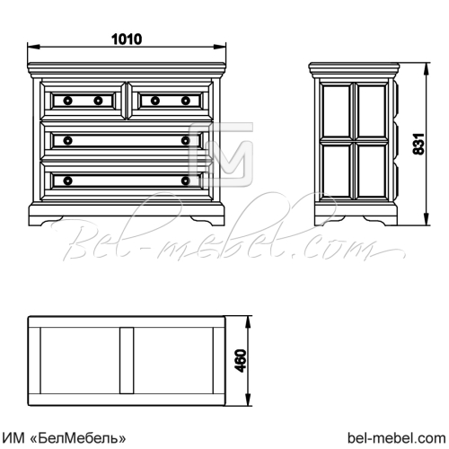 Комод "Сальвина" СКМ-003-12
