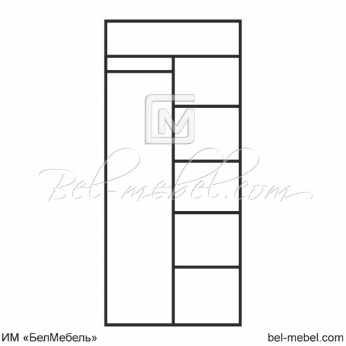 Комплект полок для шкафа OLIVIA 2DG
