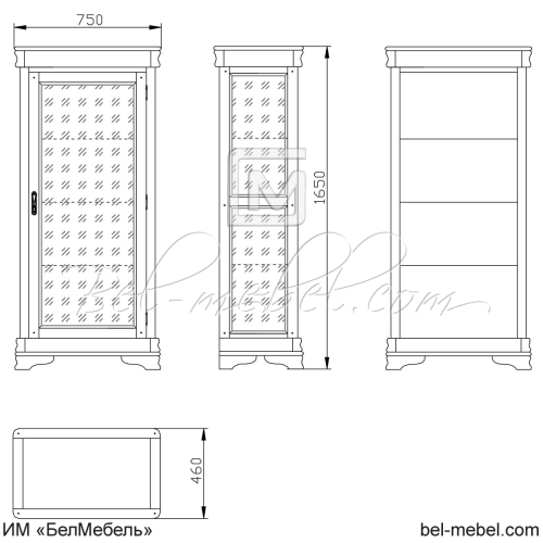 Витрина "Маэстро" СКМ-002-04