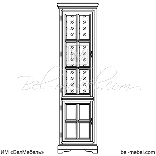 Шкаф для книг эскиз 51