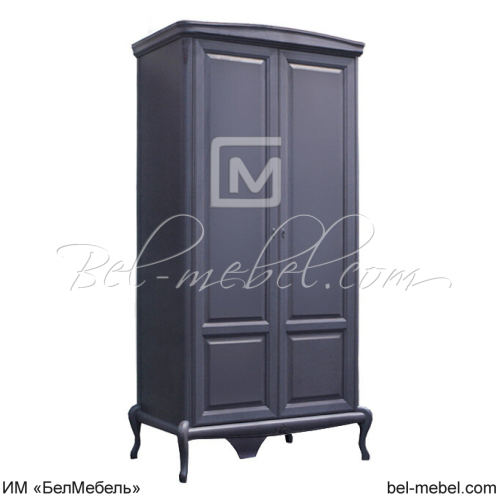 Шкаф для одежды "Мокко" 2-х дв. без зеркала ММ-316-01/02Б