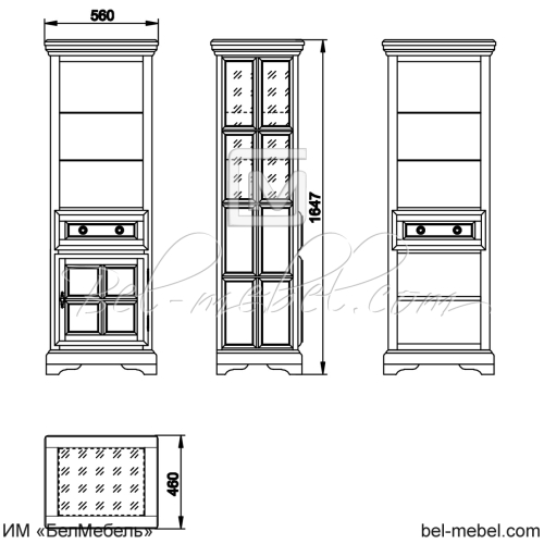 Стеллаж "Сальвина" СКМ-003-40