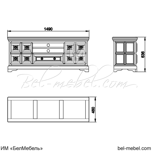 Тумба под ТВ "Сальвина" СКМ-003-17