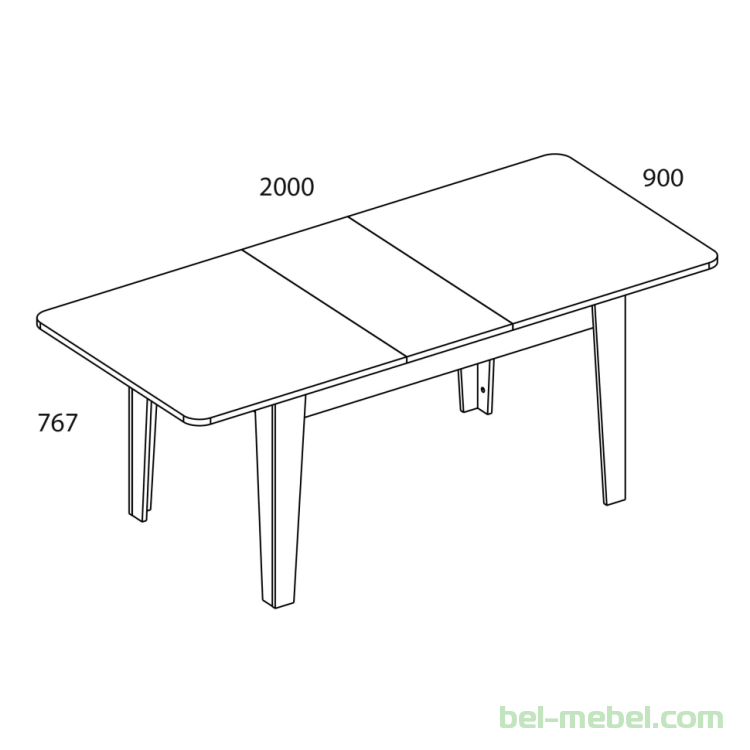 Стол раздвижной B OLIVIA