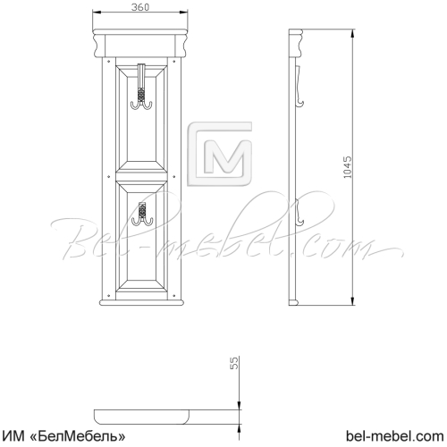 Вешалка "Маэстро" СКМ-002-80