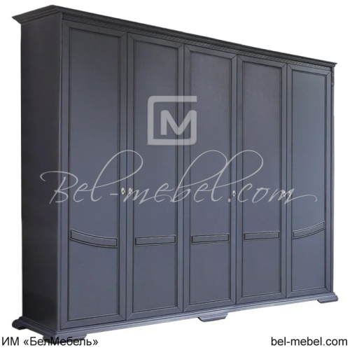 Шкаф для одежды "Лика" 5-и дв. без зеркала ММ-137-01/05Б