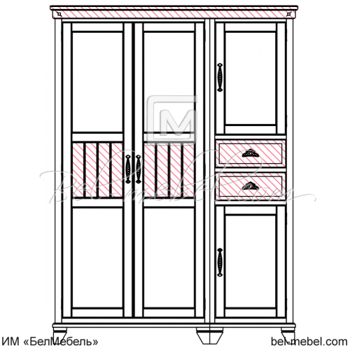 Шкаф для одежды эскиз 43