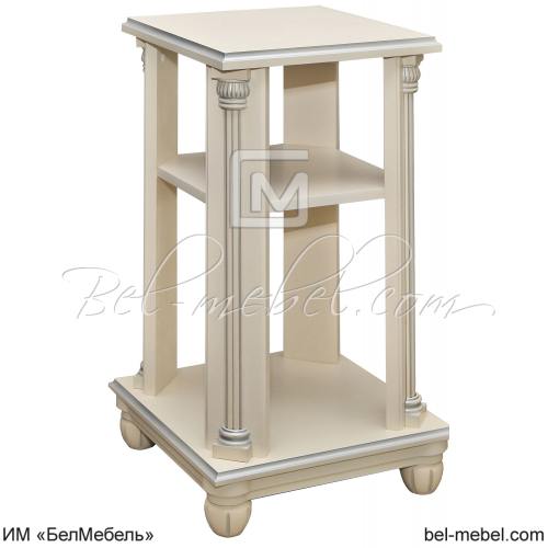 Подставка декоративная Валенсия 2 П244.74 Античная темпера с серебрением